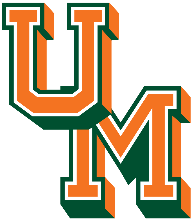 Miami Hurricanes 1965-1971 Primary Logo iron on paper